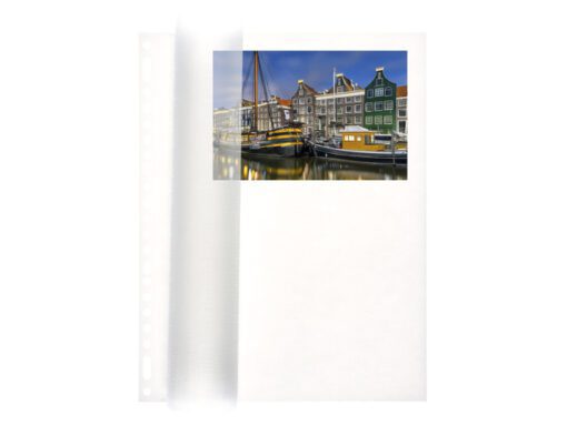 Fotobladen Multo A4 23 rings wit met zuurvrij dekvel pak a  20 stuks