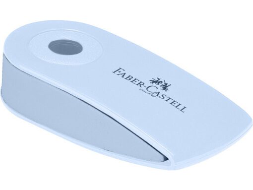 Gum Faber-Castell Sleeve mini Harmony assorti display 24    stuks  12x sky blue, 6x zwart, 6x rose shadows