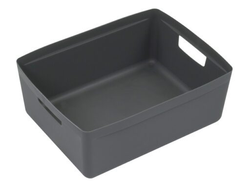 Opbergbox Kangaro 20 liter antraciet set a 3 stuks          inclusief deksels