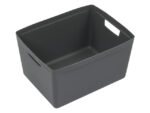 Opbergbox Kangaro 28 liter antraciet set a 3 stuks          inclusief deksels