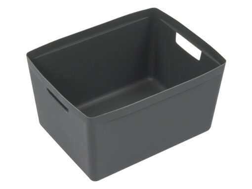 Opbergbox Kangaro 28 liter antraciet set a 3 stuks          inclusief deksels