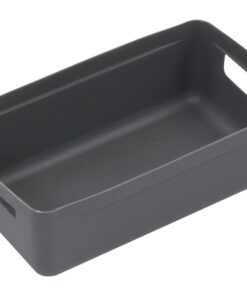 deze box staat paraat. Zelfs in de badkamer of voorraadkast komt deze opbergbox uitstekend van pas. De praktische handgrepen maken het eenvoudig om de opbergbox te dragen