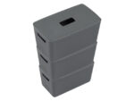 Opbergbox Kangaro 8 liter antractiet set 3 stuks inclusief  deksels