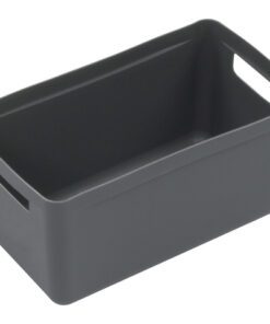 deze box staat paraat. Zelfs in de badkamer of voorraadkast komt deze opbergbox uitstekend van pas. De praktische handgrepen maken het eenvoudig om de opbergbox te dragen