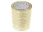 Zakkensluittape Raadhuis transparant 9mmx66m PP krimp a 16  rol