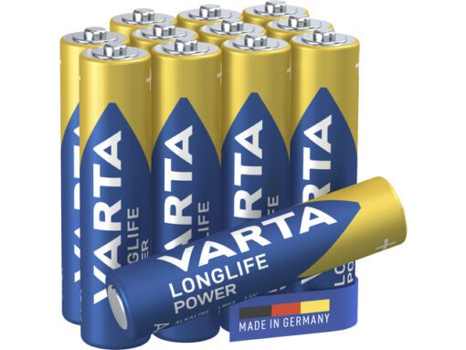 Batterij Varta Longlife Power AAA box a 12 stuks