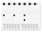 Designonderlegger Sigel week-planner 26/27 42x29,7cm 30 vel met to-do-list ruimte