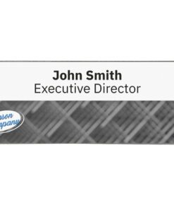 Deurbord Seco 105x297mm zilver 26mm profiel