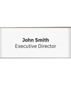 Deurbord Seco 50x148mm zilver 26mm profiel