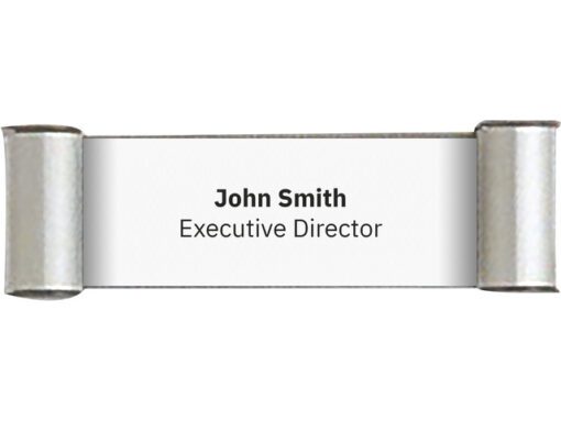 Deurbord Seco 50x148mm zilver 26mm profiel