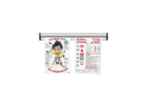 Fast note profiel Seco 500mm zilver