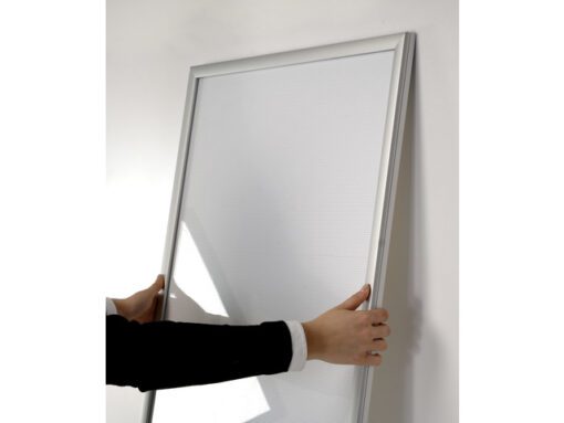 Kliklijst Seco A1 25mm LED slim zilver