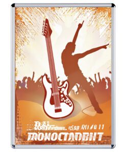 Kliklijst Seco A1 25mm zilver ronde hoeken