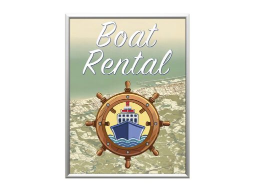 Kliklijst Seco A1 25mm zilver waterbestendig