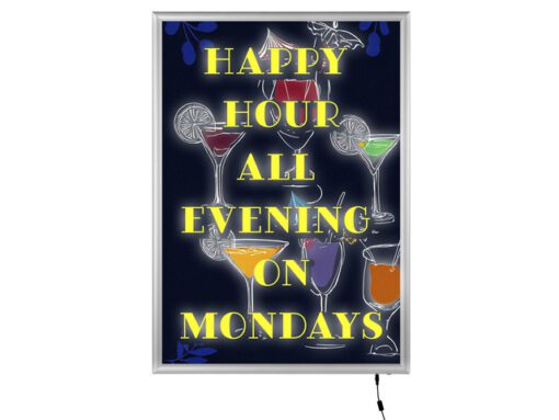 Kliklijst Seco A2 25mm LED slim zilver