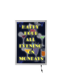 Kliklijst Seco A3 25mm LED slim zilver