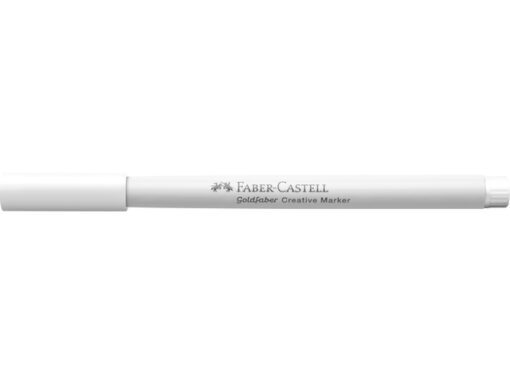 Marker creatief Faber-Castell Goldfaber 1.5 white as snow   (kleur nr. 501)