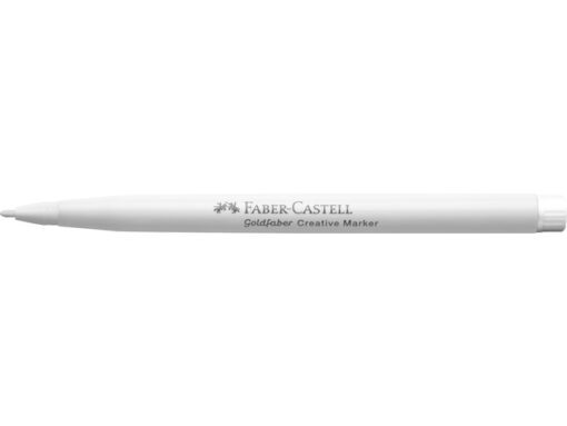 Marker creatief Faber-Castell Goldfaber 1.5 white as snow   (kleur nr. 501)