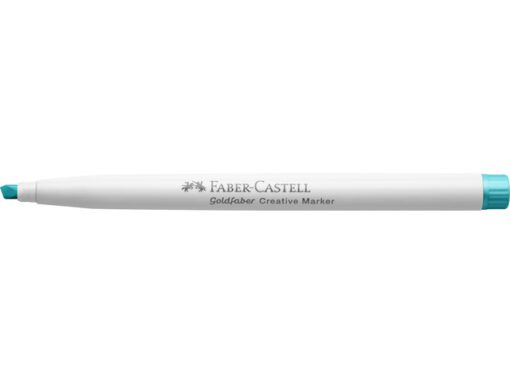 Marker creatief Faber-Castell Goldfaber beitelpunt C        carribean blue (kleur nr. 556)
