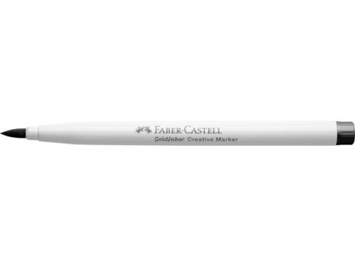 Marker creatief Faber-Castell Goldfaber brushpunt B         blackout (kleur nr. 599)