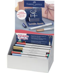Marker creatief Faber-Castell Goldfaber brushpunt B display a 50 stuks