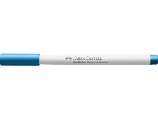 Marker creatief Faber-Castell Goldfaber brushpunt B ocean   blue (kleur nr. 543)