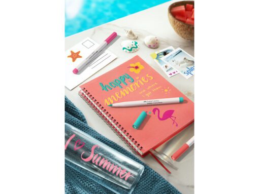 Marker creatief Faber-Castell Goldfaber brushpunt B set a 6 stuks Holiday Vibes