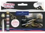 Marker creatief Faber-Castell Goldfaber brushpunt B set a 6 stuks Metallic Moments