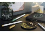 Marker creatief Faber-Castell Goldfaber brushpunt B set a 6 stuks Metallic Moments