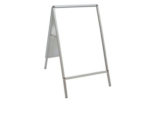 Stoepbord Seco A-frame A1 32mm zilver weersbestendig