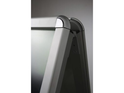 Stoepbord Seco A-frame A2 32mm zilver weersbestendig