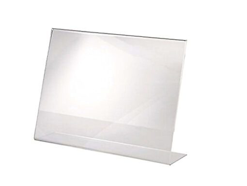 Tafelstandaard Seco A4 landscape schuin glashelder