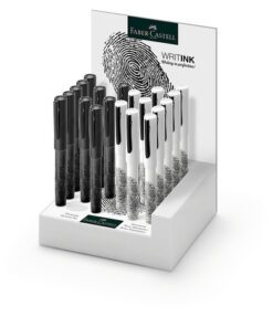 vulpen Faber-Castell WRITink Print display 20 stuks         zwart/wit