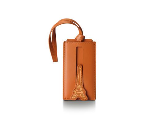 Bagagelabel Sheaffer EMILY IN PARIS leer Oranje