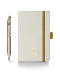 Balpen Giftset Sheaffer EMILY IN PARIS 100 9377 Champagne   gold champagne gold trims met notitieboek