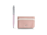 Balpen Giftset Sheaffer EMILY IN PARIS 321 Sentinel Matte Pink Chrome trims met creditcardhouder