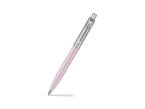 Balpen Giftset Sheaffer EMILY IN PARIS 321 Sentinel Matte Pink Chrome trims met creditcardhouder