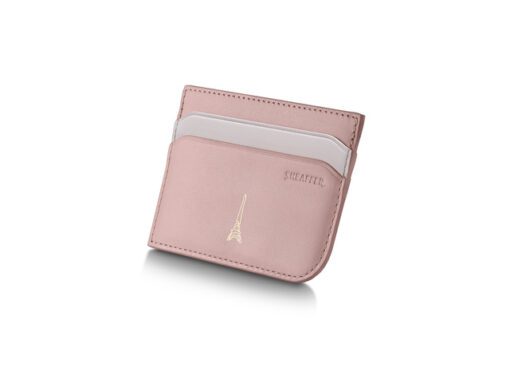 Balpen Giftset Sheaffer EMILY IN PARIS Prelude mini 9810    Pastel Pink Swarovski Crystal met  creditcardhouder