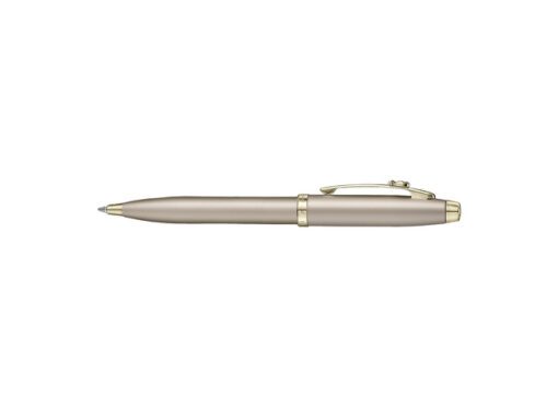 Balpen Sheaffer 100 9377 EMILY IN PARIS Champagne Gold with champagne gold trims, bow shaped clip emblem