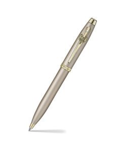 Balpen Sheaffer 100 9377 EMILY IN PARIS Champagne Gold with champagne gold trims, bow shaped clip emblem