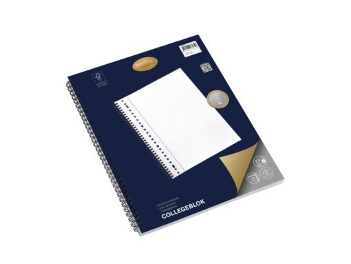 Collegeblok Multo A4 23r lijn 90 grams 80 vel
