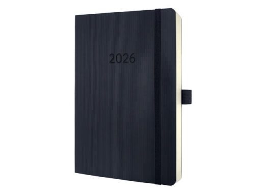Dagagenda Conceptum A5 2026 (NL/FR/EN/DU) zwart Softcover