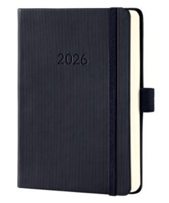 Dagagenda Conceptum A6 2026 (NL/FR/EN/DU) zwart Hardcover