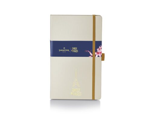 Notitieboek Sheaffer medium EMILY IN PARIS 90gr Embossed    Eiffel Tower Beige