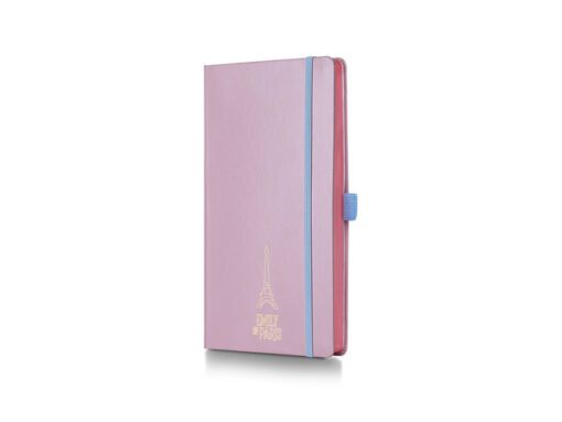 Notitieboek Sheaffer medium EMILY IN PARIS 90gr Embossed    Eiffel Tower Roze