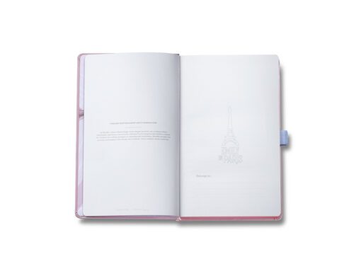 Notitieboek Sheaffer medium EMILY IN PARIS 90gr Embossed    Eiffel Tower Roze