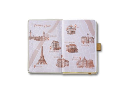 Notitieboek Sheaffer small EMILY IN PARIS 90gr Embossed     Eiffel Tower Beige