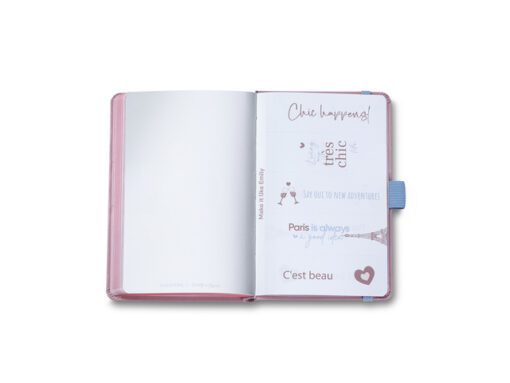 Notitieboek Sheaffer small EMILY IN PARIS 90gr Embossed     Eiffel Tower Roze