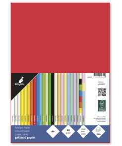 houtvrij en chloorvrij gebleekt papier. Leverbaar in verschillende kleuren. Pak à 100 vel