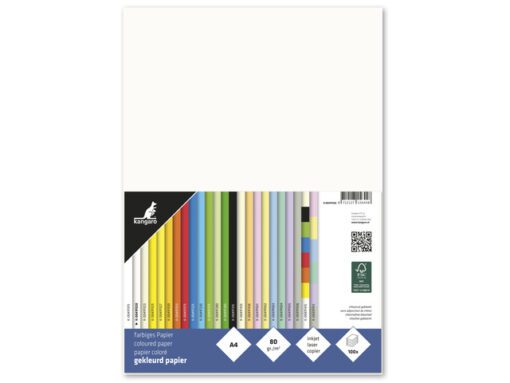 Papier Kangaro A4 80grs room- wit pak 100 vel